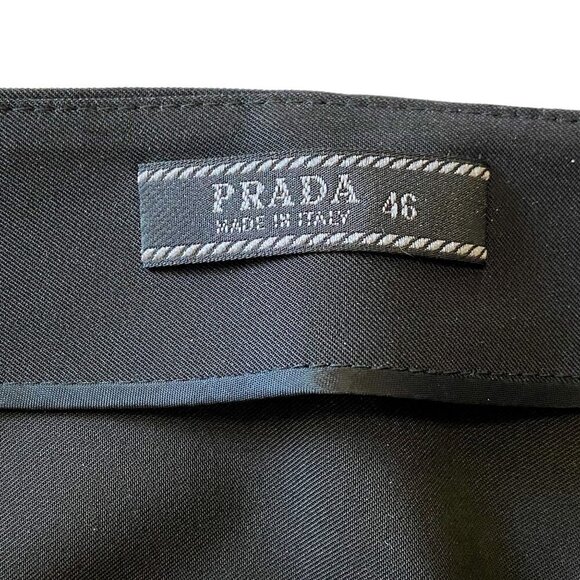 Prada Black Signature tech stretch skirt, Size 46 Italian (US 12) - Picture 8 of 15